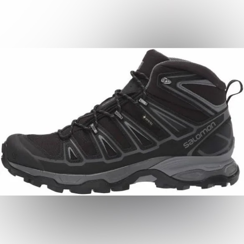 *NWT* Salomon Men’s Black & Gray Gore-Tex Hiking Boots - X Ultra Mid 2 GTX